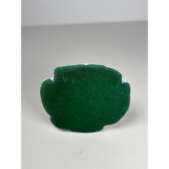 Vintage Zampiva Girl Painting Statue Made In Italy Canvas Pallette 3"x3" - Picture 4 of 8